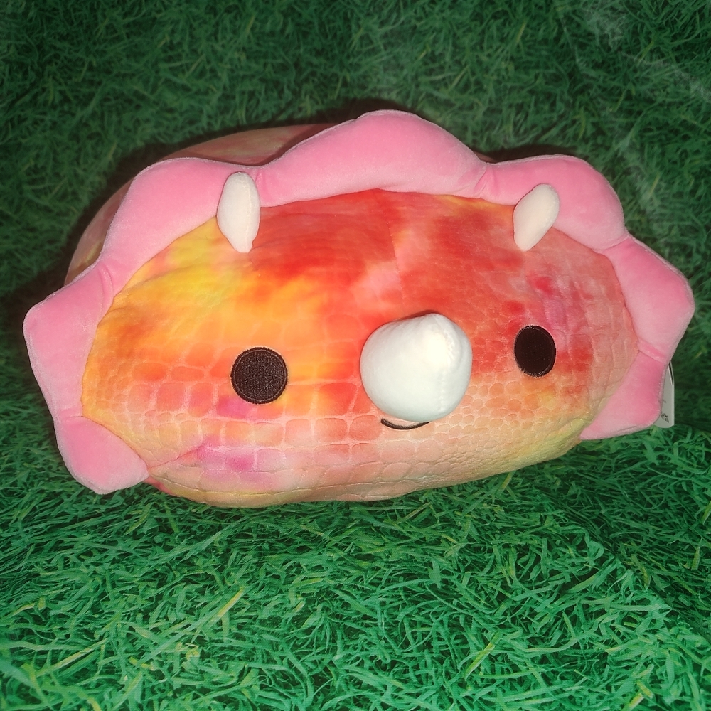 Squishmallows Stackables 12" Plush Trinity the Tie-Dye Triceratops by Kelly Toys